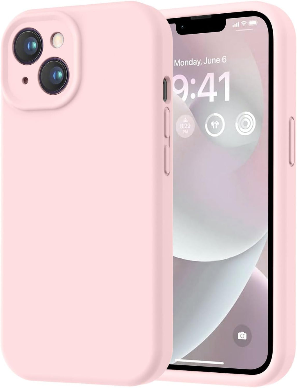 Designed for iPhone 14 Case, Premium Silicone with [Soft Anti-Scratch Microfiber Lining] Shockproof Protective Phone