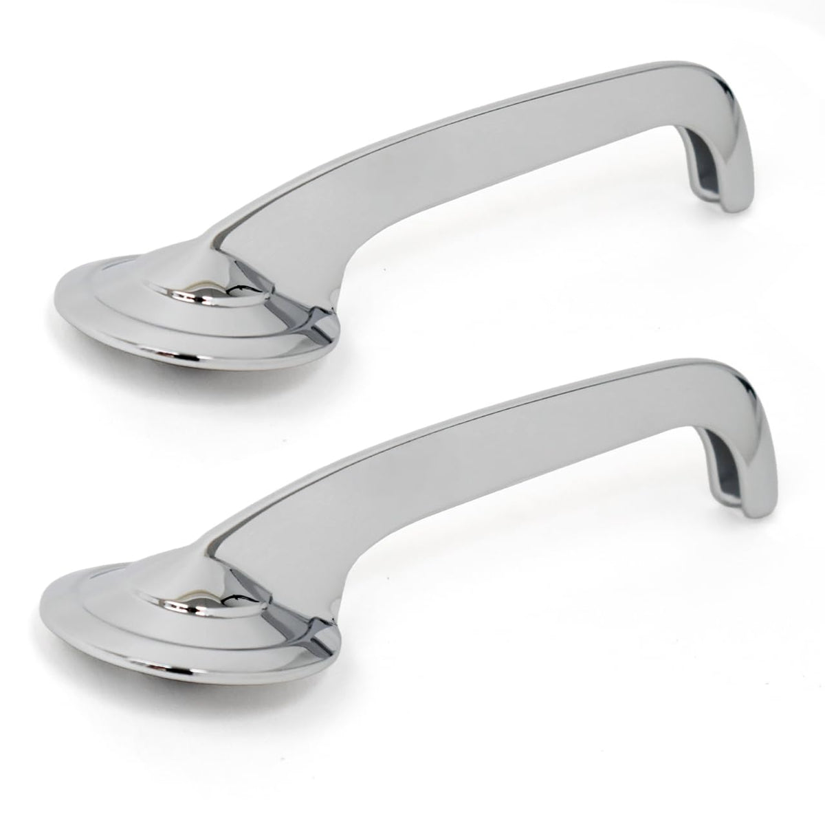 Inside Door Handle Chrome PAIR For Ford Thunderbird 1955-1956