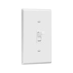 ENERLITES 10 Pack Toggle Light Switch with Wall Plate, Single Pole, White