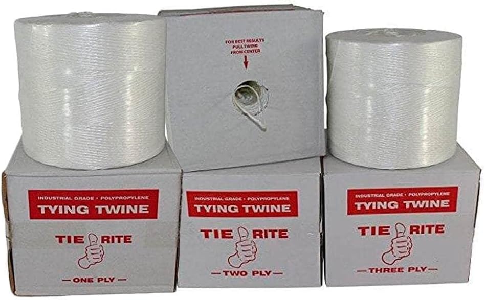 Polypropylene Tying Twine – Bundling Twine for Pulling, Loading, Packing – Weather Resistant Pull Line - 479 lb.