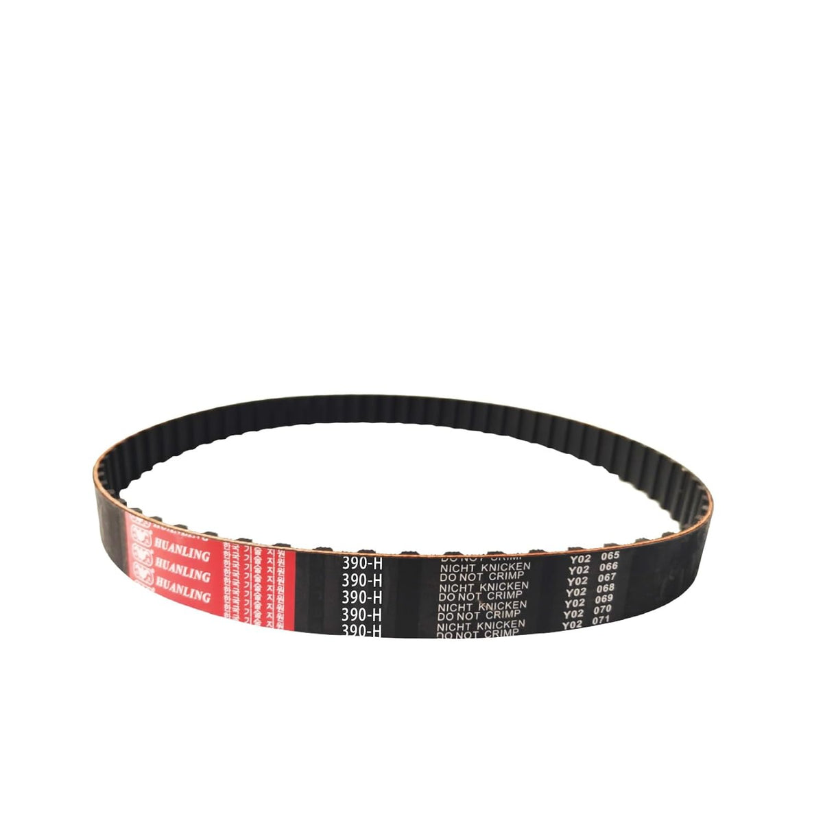 390-H-100 H Timing Belt, 39" Pitch Length, 1" Width, 78Teeth