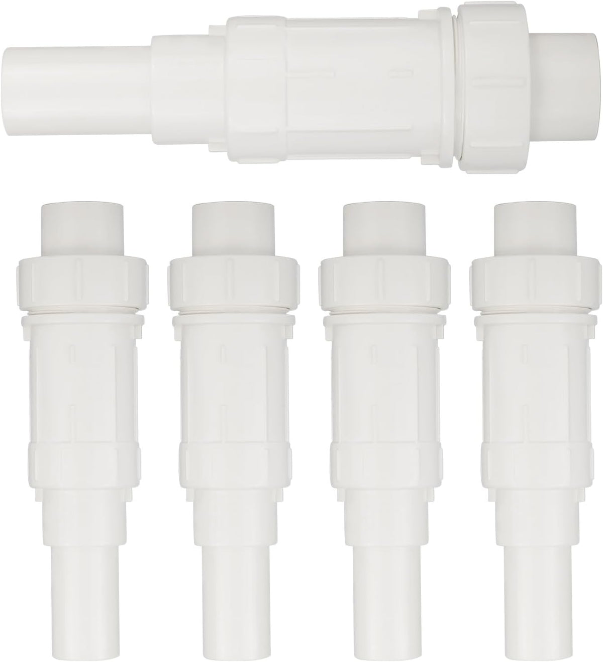 5Pcs EFIELD 3/4 Inch PVC Expansion Repair Coupling(PVC029-5)