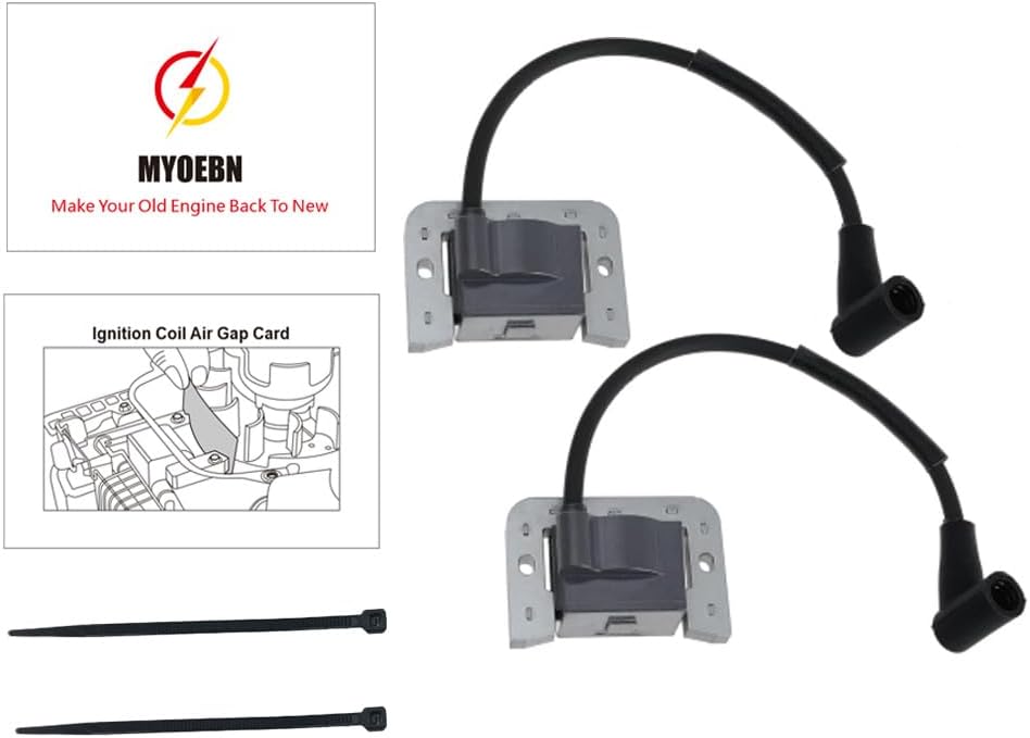 Ignition Coil 2PACK 32-584-06-S Ignition Coil fit for Kohler 7000 series KT715 KT725 KT610 KT740 ZT720 ZT730 Cub Cadet zero turn mower 3258406 3258406S 3258406-S 32 584 06 S