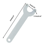 Kyuionty 2 Pcs Angle Grinder Replacement Wrench, 125/150mm