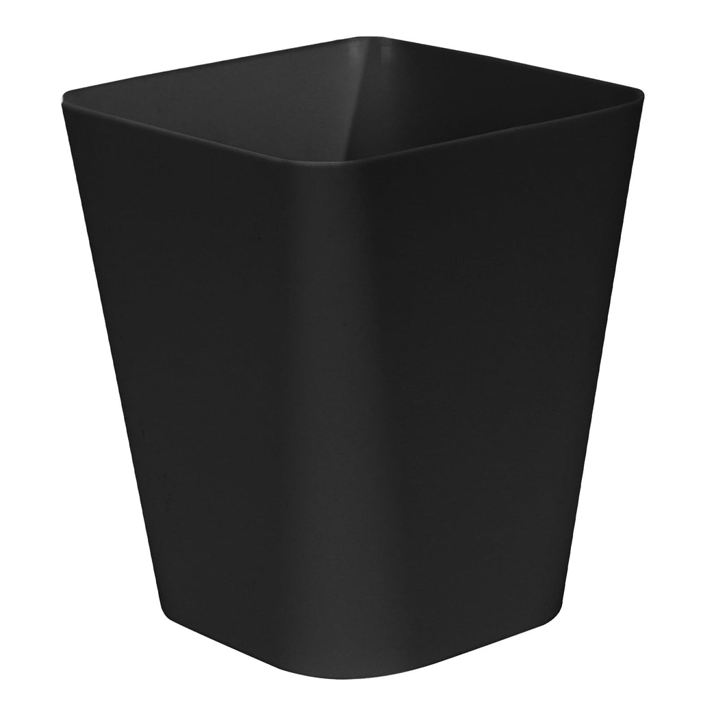 Small Trash Can, Black, 1.8 Gallon
