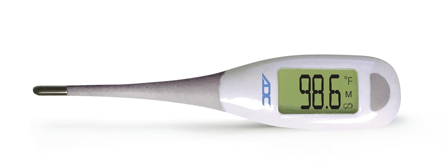 Fast Read Digital Thermometer with Color Coded Backlight, Adtemp 418N