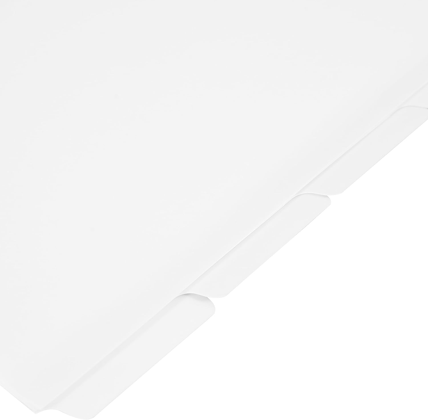 Extra Wide Dividers to Use with Sheet Protectors 9 3/4" Wide - Fits Standard 3 Ring Binders - Made in The USA