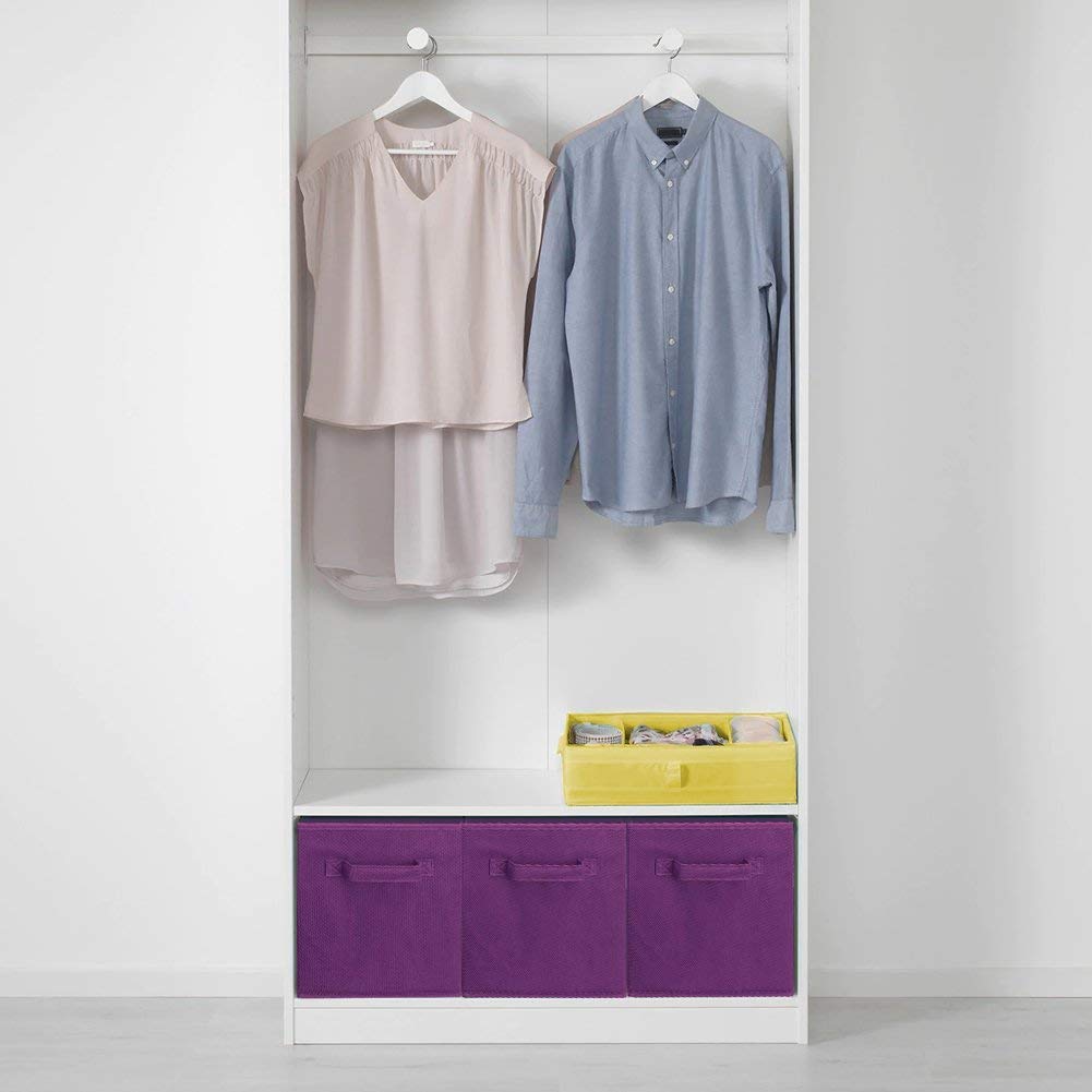 Storage Bins, Foldable Fabric Storage Cubes And Cloth Storage