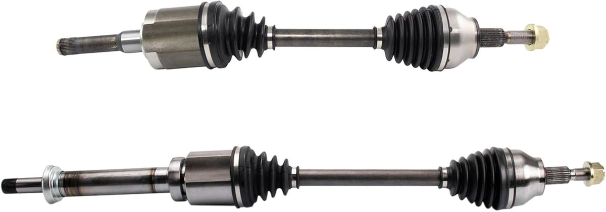 TRQ Front 2 Piece CV Axle Shaft Assembly Set