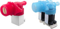 Washer Cold and Hot Water Inlet Valve Kit Fit for Whirlpool Maytag WFW9620HW3 MHW5630HW3 MHW5630HW0 WFW6620HC1 MHW6630HW2 MHW5630HC3 MHW6630HW0 MHW5630HC1 WFW5605MW1 WFW560CHW2 WFW5605MC1 MHW5630HC2