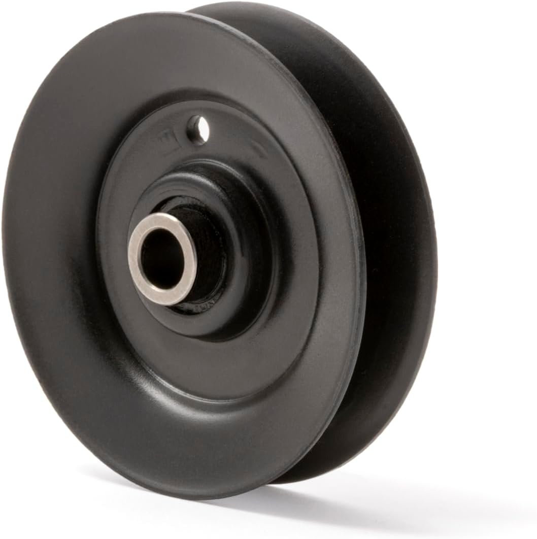 Terre Products, V-Groove Idler Pulley - Replaces MTD/Cub Cadet 756-04209, 756-0116, 756-0116A, 756-1207 - 3" OD • 3/8" Bore - Deck Belt Tensioner Pulley for Riding Mowers