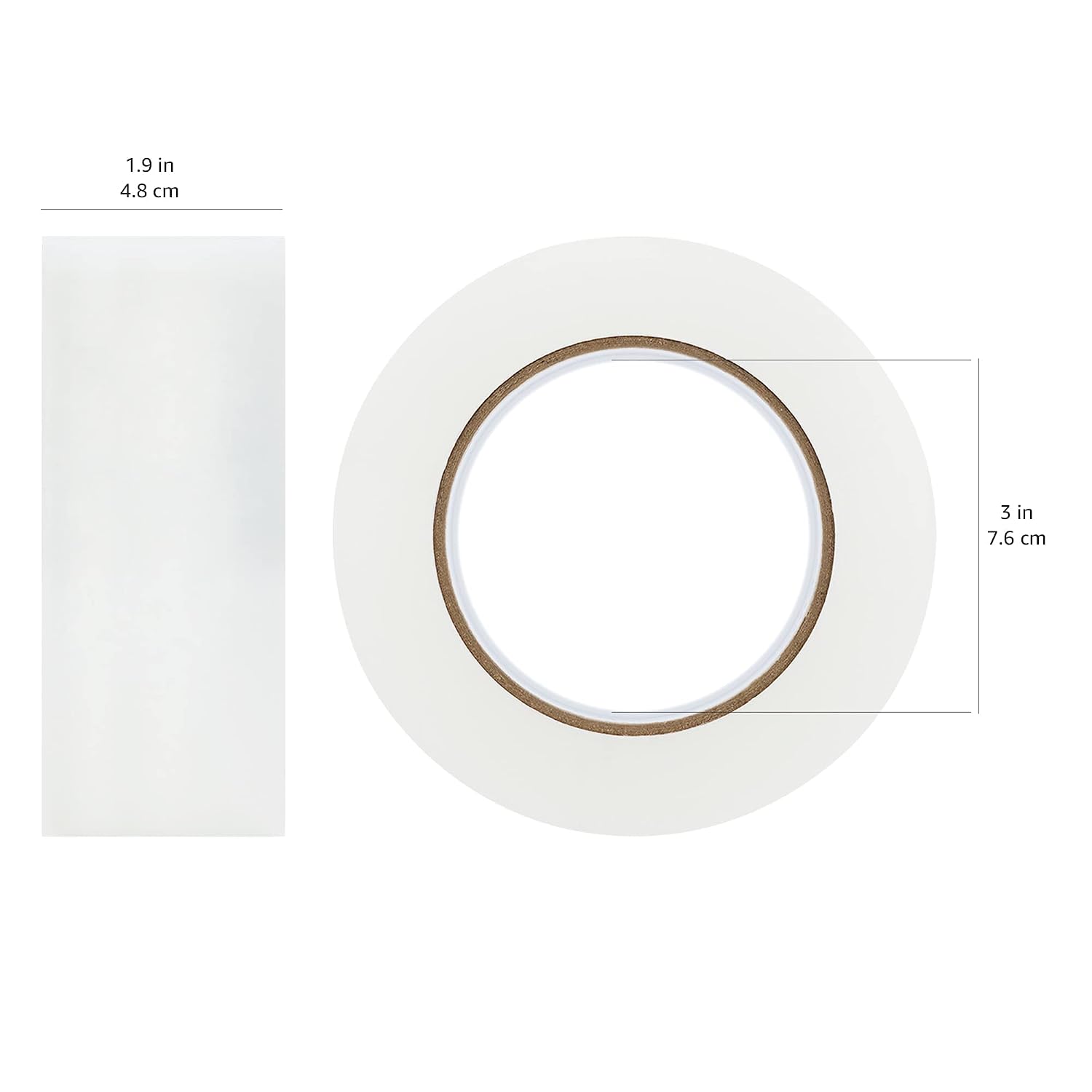 Strong Adhesive Packing Tape for Moving Boxes, Shipping and Sealing, Clear, 1.88" x 109 Yards, 6-Pack, Total 654 Yards