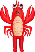 Inflatable Lobster Costume Adult, Inflatable Costume For Adult, Blow Up Crawfish Costumes Women/Men for Funny Party