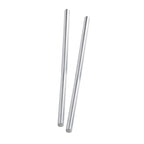 XIKE 8x320mm Hardened Chrome Linear Motion Rod H8 Tolerance (2 Pack)