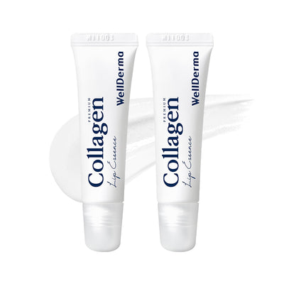 Collagen Hydro Lip Essence 2-Pack, 11mL × 2 – Smooth Glossy Lip Coating with Collagen Blend, Hyaluronic & Peptide