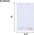 Guest Checks Pads (10 Pads), total 500 Blank Waiter Pad