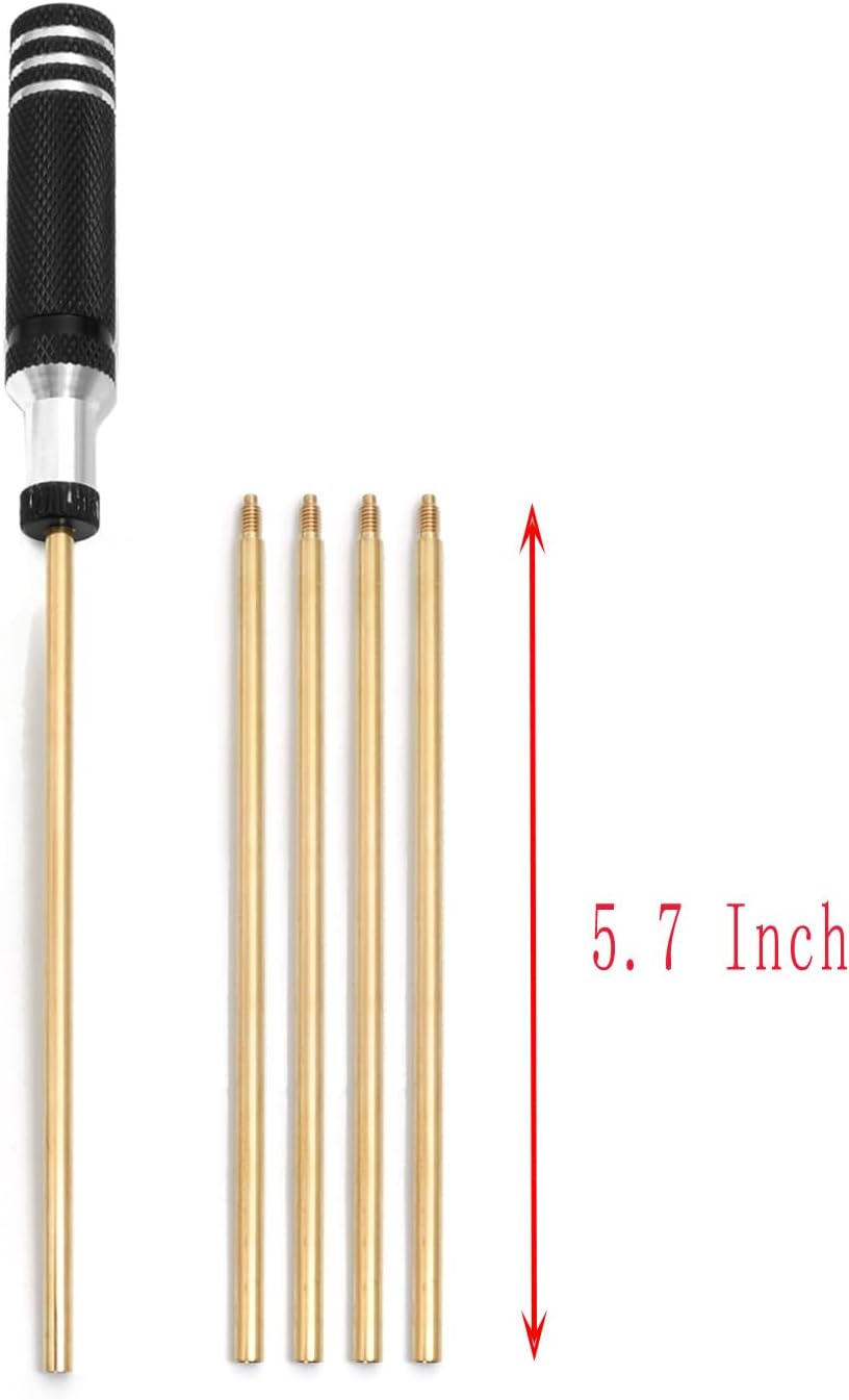 Shotgun Cleaning Kit for 12, 20, 410 Gauge | Bronze Brushes, Brass Adaptor, Cotton Mops, Cleaning Pick, Patch Holder