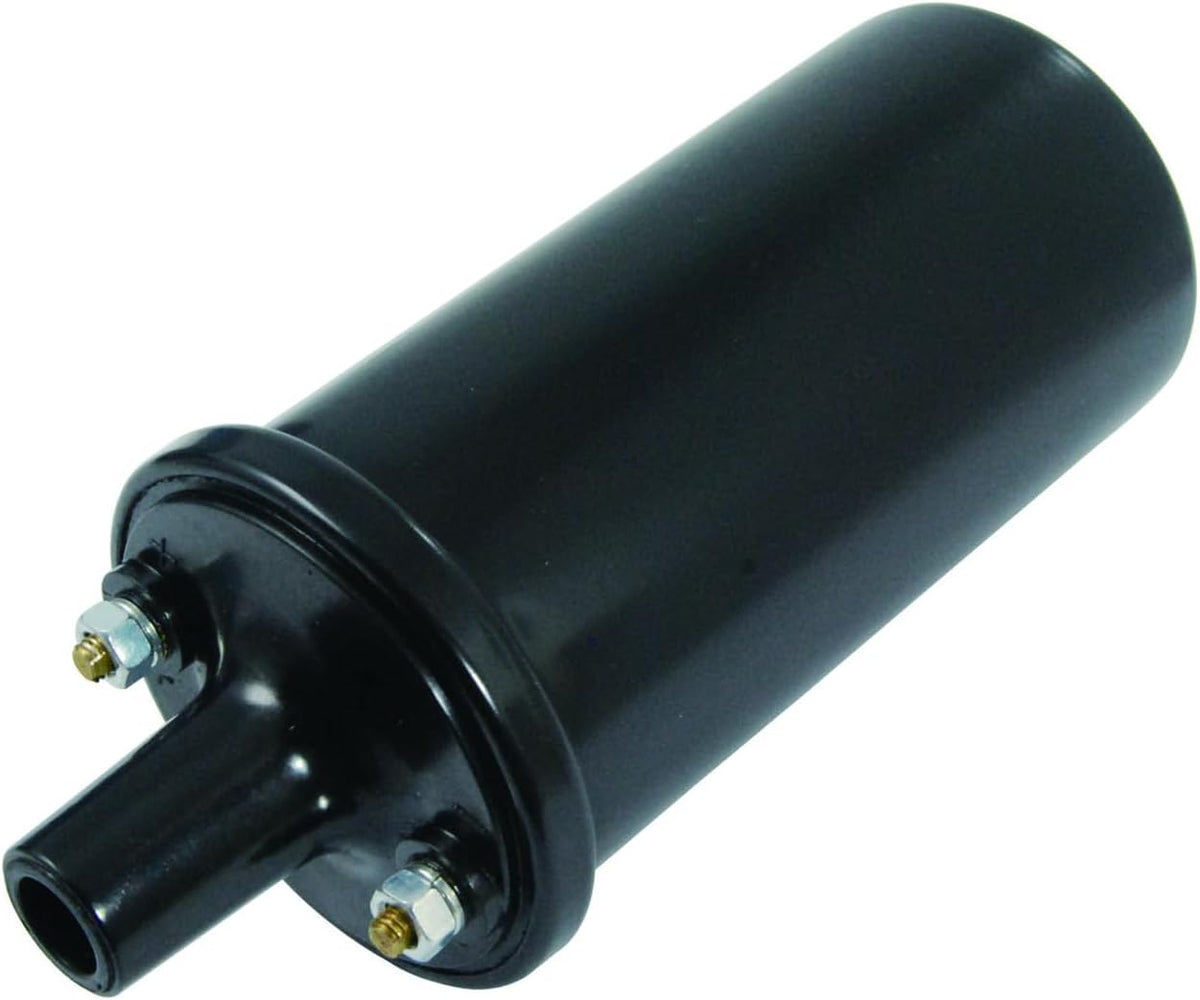 OEG Parts New Ignition Coil With Internal Resistor 3 OHM 12V 12 Volt Universal 35K Voltage Output Spark Coil Plug