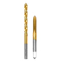 1/4"-20 UNC Tap and #7 Drill Bit Kit for Metal, M2 HSS Drill and Tap Set