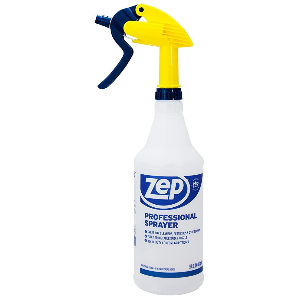 Brady 15"x17" 100ct Oil Absorbent Pads & Zep 32oz Professional Sprayer Bottle Bundle