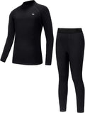 Thermal Underwear Set for Kids Thermals Top and Bottom Set Boys Long Johns Base Layer Thermal Set