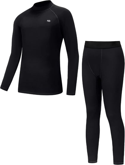 Thermal Underwear Set for Kids Thermals Top and Bottom Set Boys Long Johns Base Layer Thermal Set