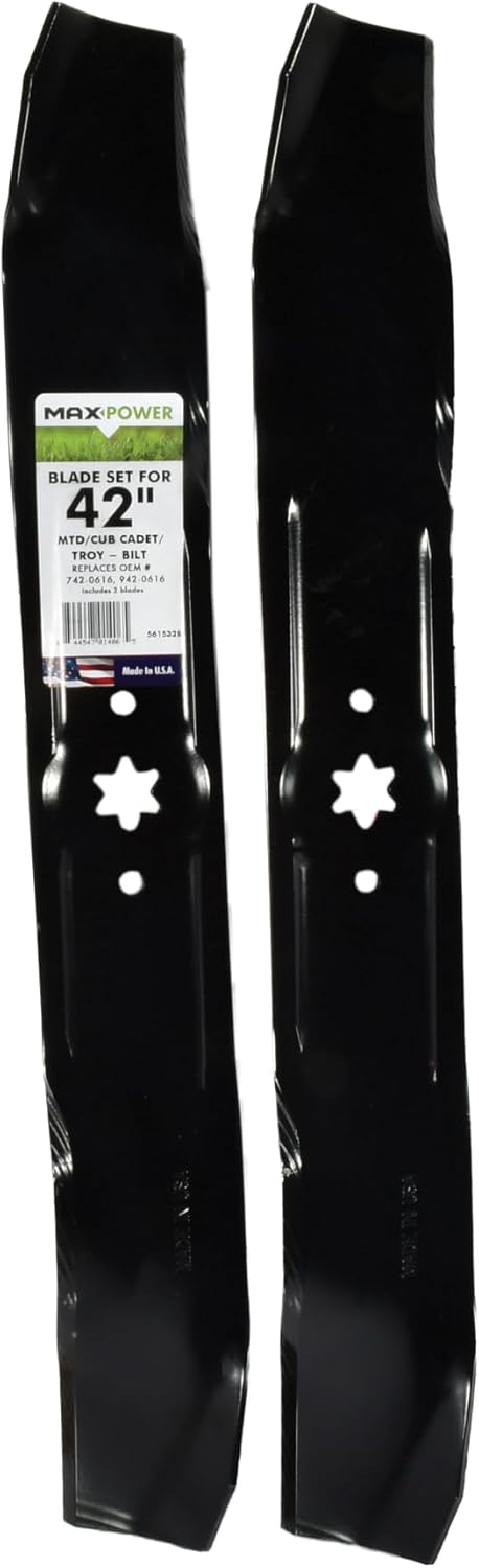 MaxPower 561532B USA MADE 2 Blade Mulching Set