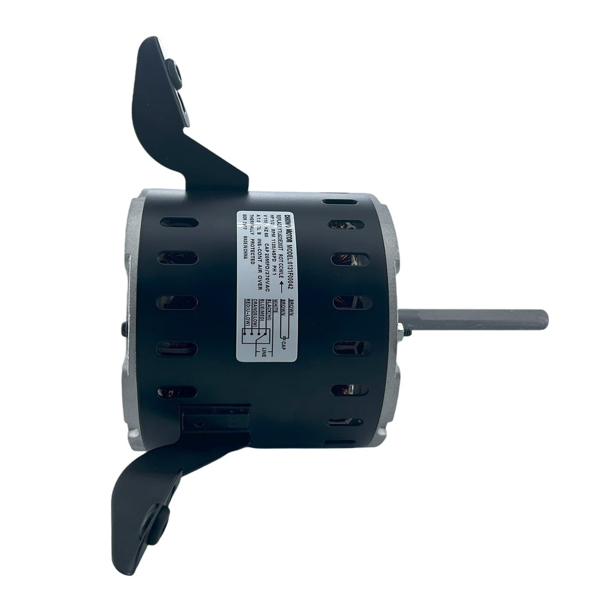 0131F00042SP Blower Motor 1/2HP 115V 7.0A 1130RPM 4Speeds