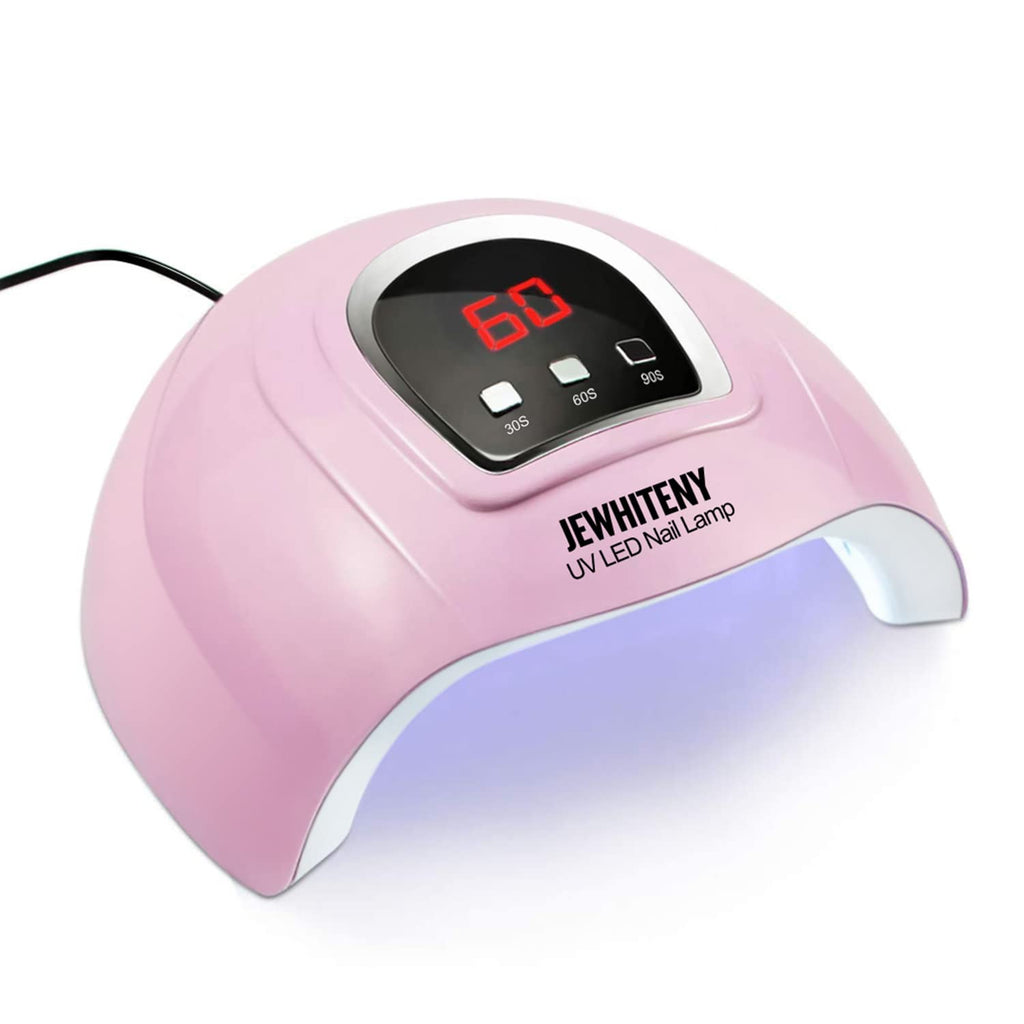 UV LED Nail Lamp 54W, Professional Nail Dryer Gel Polish Light, UV Light with 3 Timer Setting, Curing Gel LED Dryer