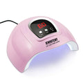 UV LED Nail Lamp 54W, Professional Nail Dryer Gel Polish Light, UV Light with 3 Timer Setting, Curing Gel LED Dryer