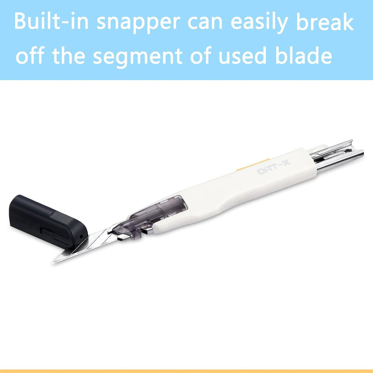 Utility Knife, DAT Series-X Portable Box Cutter, Fine Point Arts and Crafts Blade for Precision Cutting, with 10