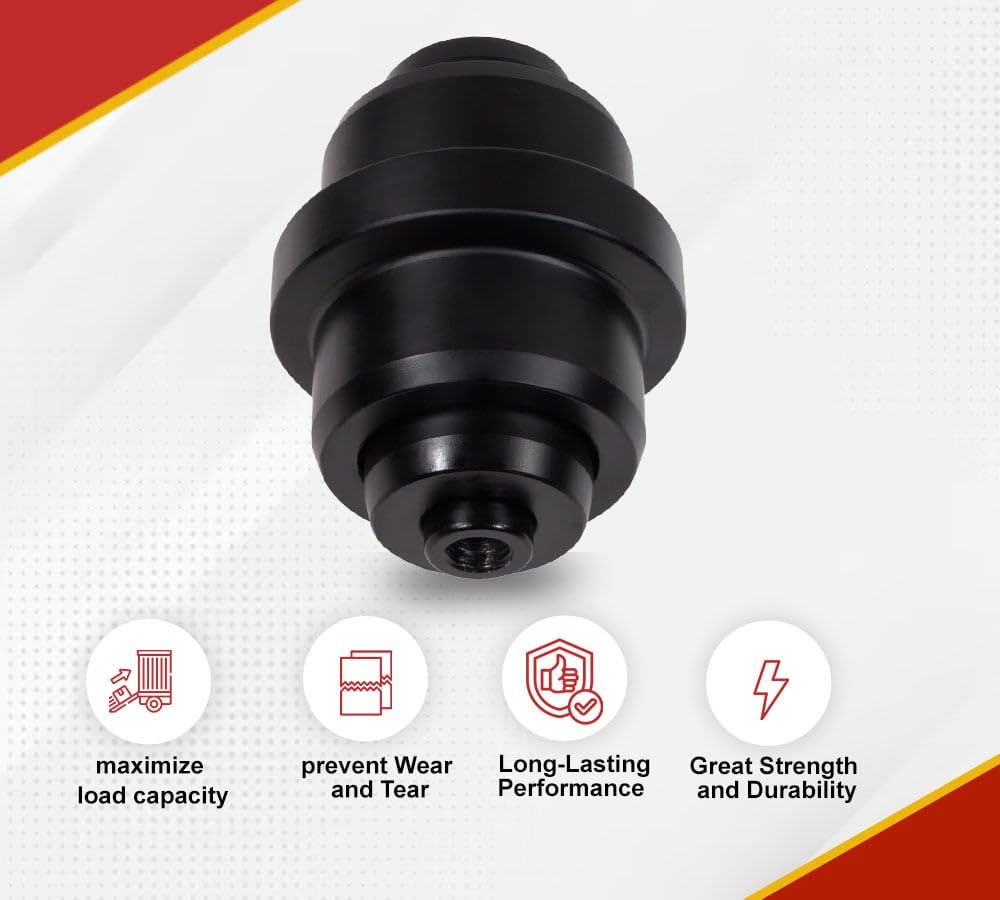 Mytee Products Forged Bottom Track Roller Replacement for Bobcat 7013575 Excavator E25, E26, E32, E32i, E34, E35, E35i, E35Z, E37, E42 Compact and Mini Excavator 225 231 325 331 328 334 335 430