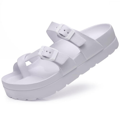 Women's Platform Sandals Arch Support Comfortable Foam Slides