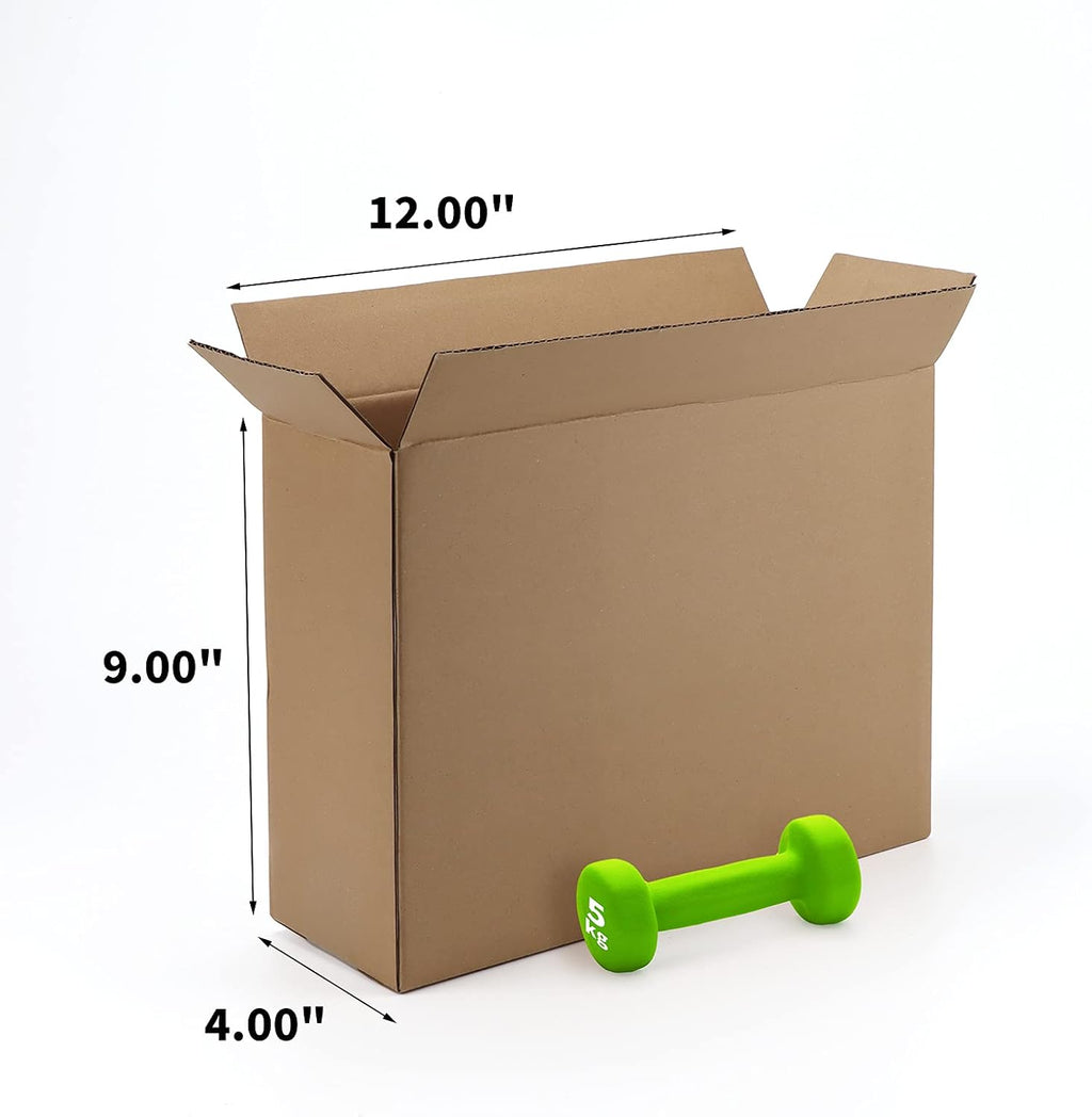 Shipping Boxes 12x9x4, Cardboard Shipping Mailing Box for Packaging, 25 Packs