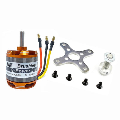 DYS D3542 1000KV/1250KV/1450KV Brushless Outrunner Motor 2-4S for Multicopter RC Aircraft Fixed-Wing UAV (D3542 1250KV)