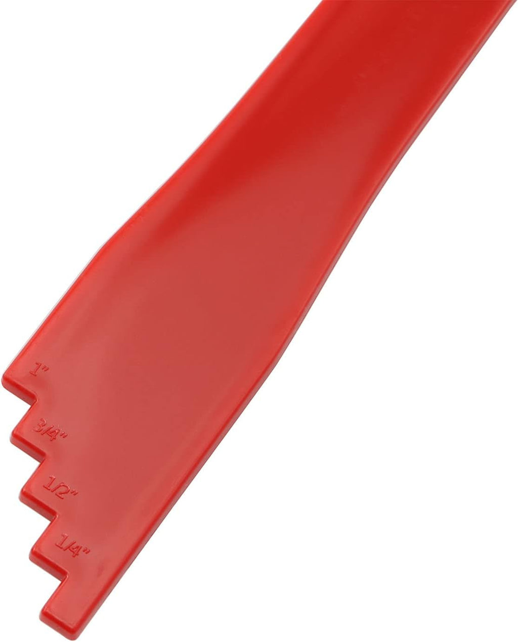 2pcs Canning Bubble Popper Bubble Remover Bubble Measurer Canning Supplies 22.5x3cm for Canning Food, Red