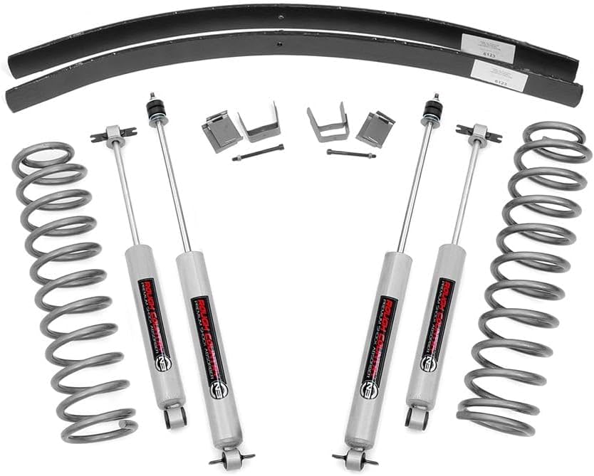 Rough Country 3" Lift Kit for 1984-2001 Jeep Cherokee XJ 2WD/4WD - 670N2