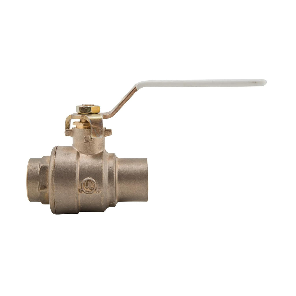 Watts 2-Piece Full Port Ball Valve, 2 Inch, Solder End Connections