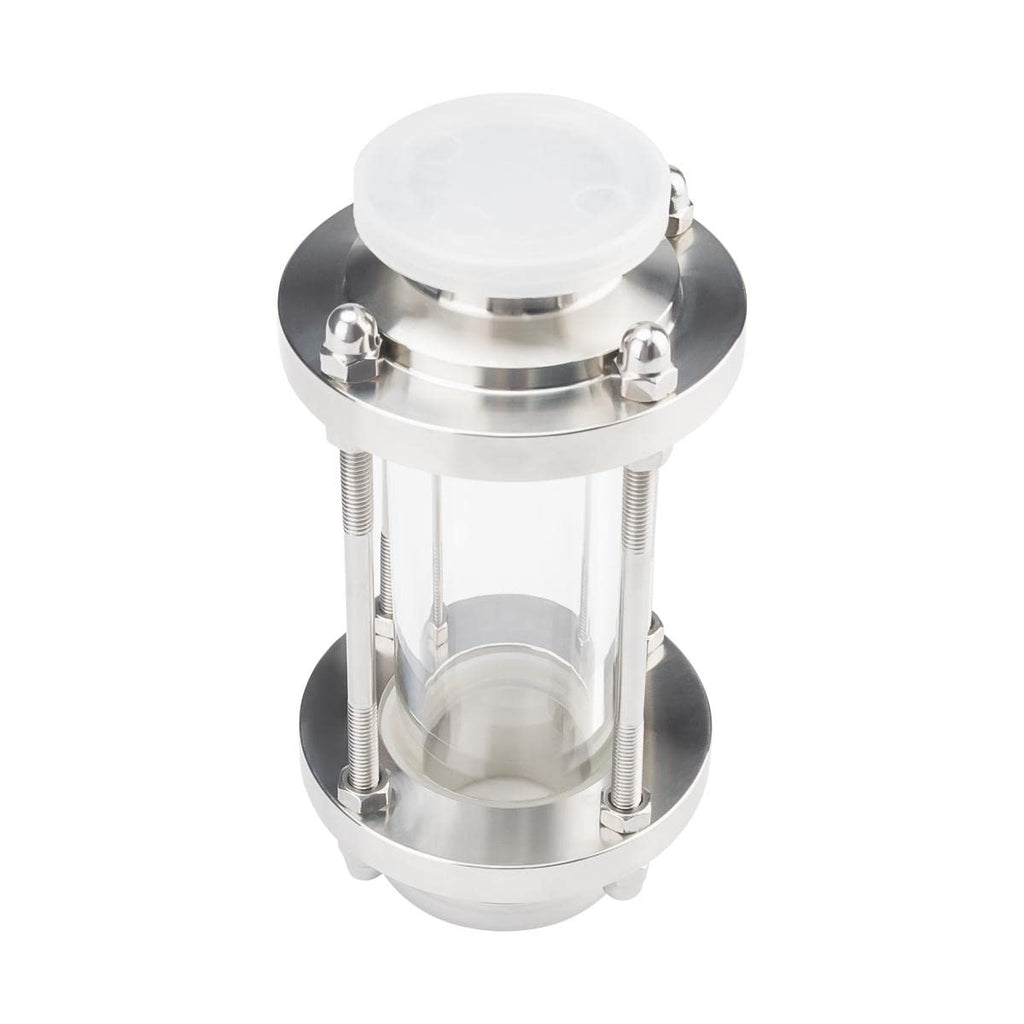 SENFUID Flow Sight Pipe Glass Diopter 2 Inch Ferrule Tri Clamp