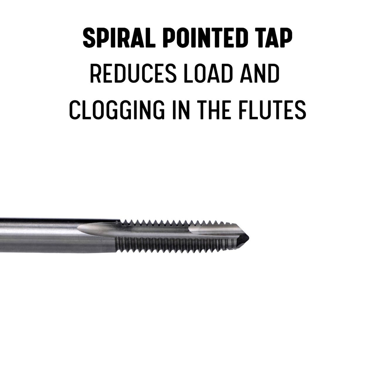 Drill America - DWT57230 5/8"-11 High Speed Steel 3 Flute Spiral Point Tap, DWT Series