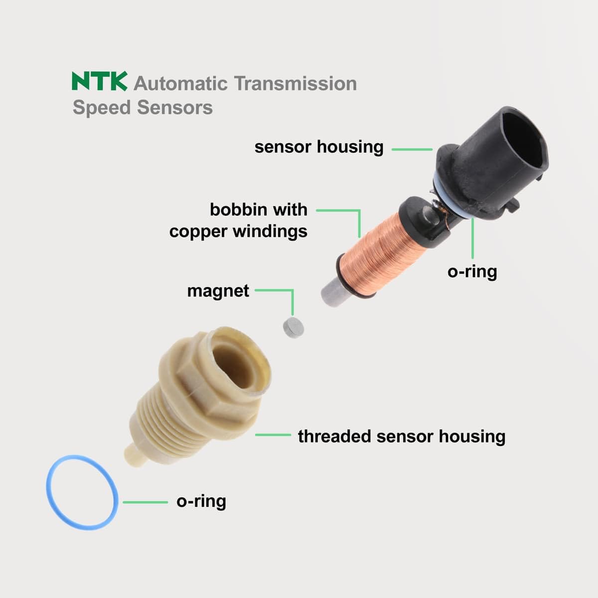 NTK Output Transmission Speed Sensor for Dodge Grand Caravan 2008-17
