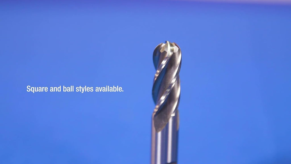 Drill America 7/32" High Speed Steel 2 Flute Single End End Mill, DWC Series