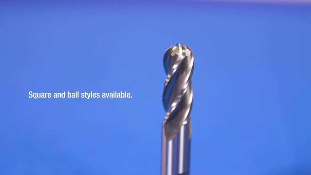 Drill America - DWCT333 13/16" X 1/2" High Speed Steel 2 Flute Single End End Mill, DWC Series
