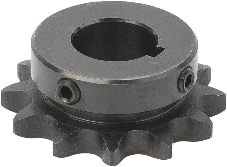 50B12#50 Roller Chain Gear Sprocket 1" Bore 1/4 Keyway 12 Tooth Gate Opener