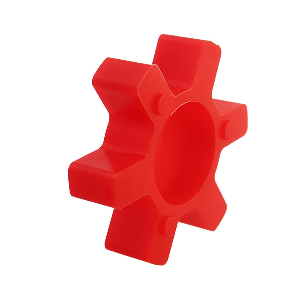 4PCS Rubber L Jaw Coupling Shaft L075 Polyurethane Solid Coupling Center Insert Outer Diameter 44mm Hexagonal Elastic Jaw Cushion Gasket