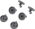Upgraded WP99002780 Dishwasher Wheels Replacement Parts for Whirlpool Maytag Jennair Dishwasher Rack Lower Wheels Roller Whirlpool Dishwasher Dishrack Roller Basket Bottom Wheels 6Pcs