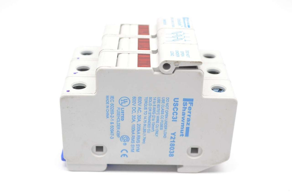 Ferraz Shawmut USCC3I Fuse Holder 30A 600V 3 Pole
