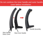 Left Interior Leather Door Handle Assembly for BMW X5 E70 X6 E71 E72
