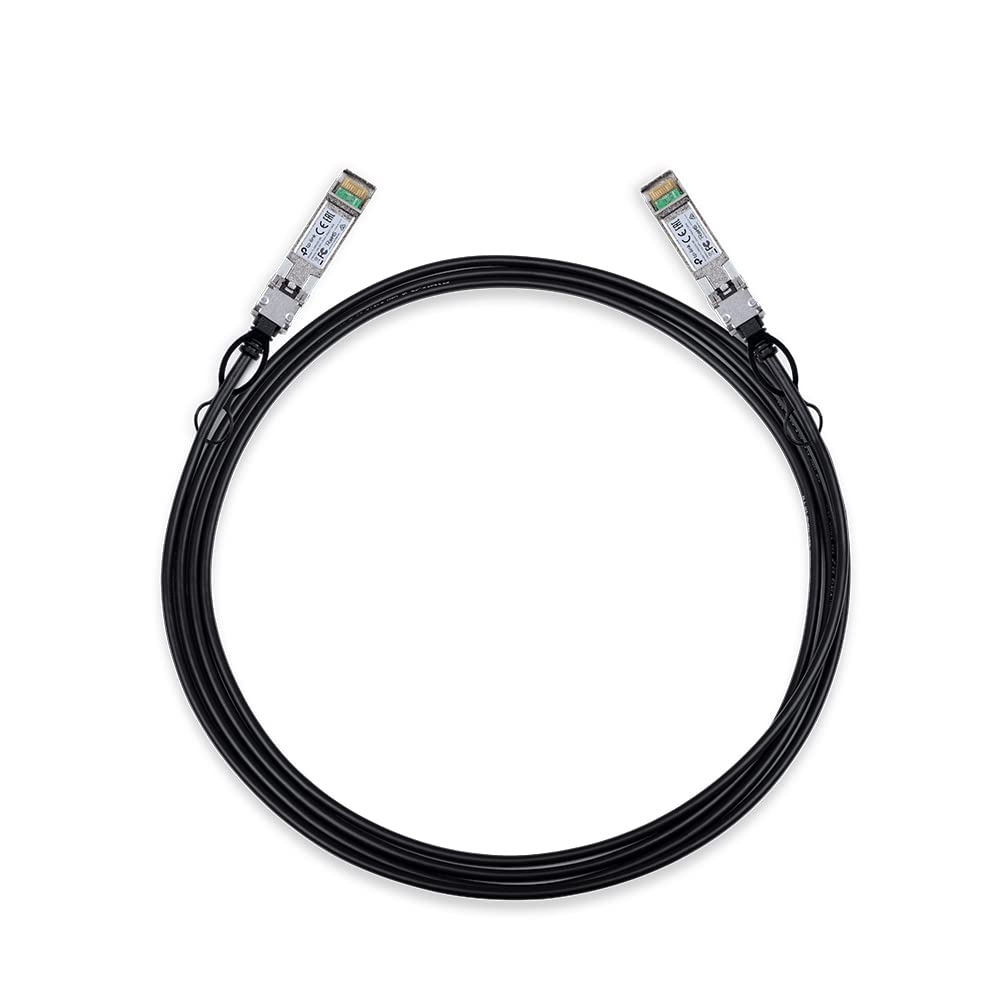 TP-Link Omada 10G SFP+ DAC Cable, 3m(10ft), Universal Compatible(SM5220-3M)