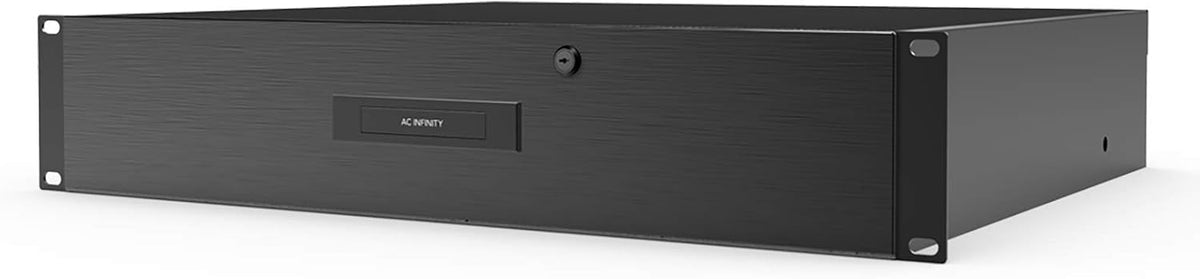 AC Infinity Rack Mount Drawer 2U, Locking Storage for 19" Server & AV Racks